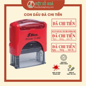 Con dấu đã chi tiền mẫu thông dụng