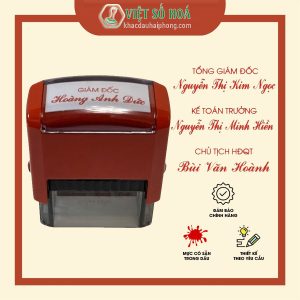 Khắc dấu chức danh