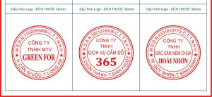 khắc dấu tròn công ty tại hải phòng