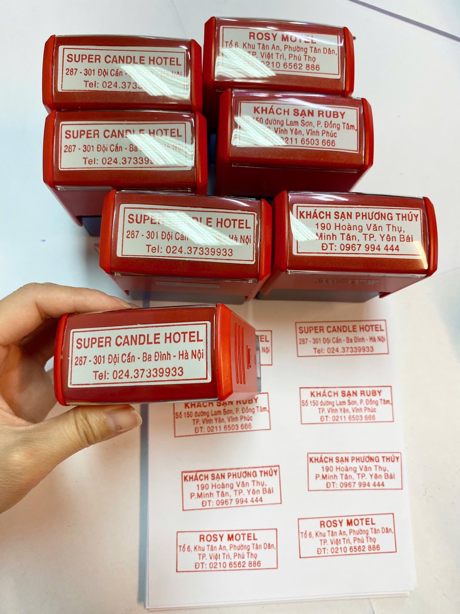 Khắc Dấu Địa Chỉ