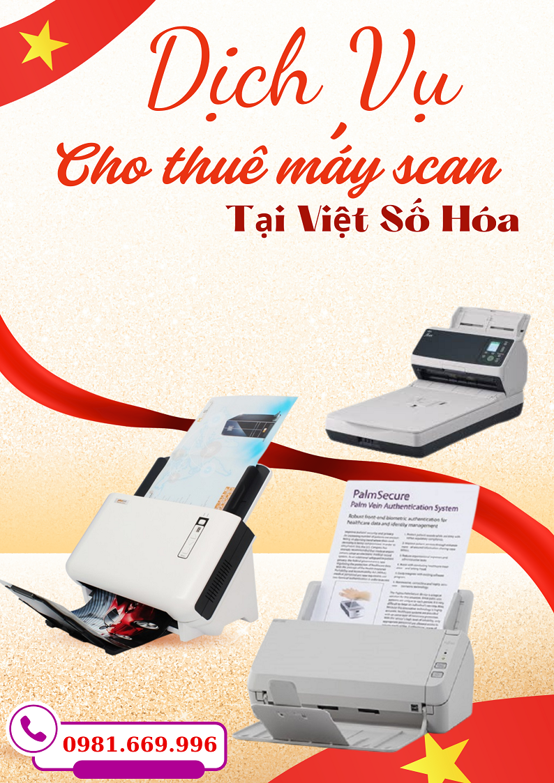 Cho thuê máy scan chuyên nghiệp