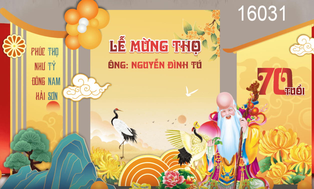 Market chụp check-in Lễ Mừng Thọ 2026